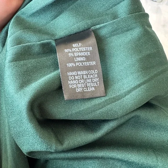 Lulu’s Amelia Elegant Forest Green formal Maxi Dress small - Picture 8 of 12